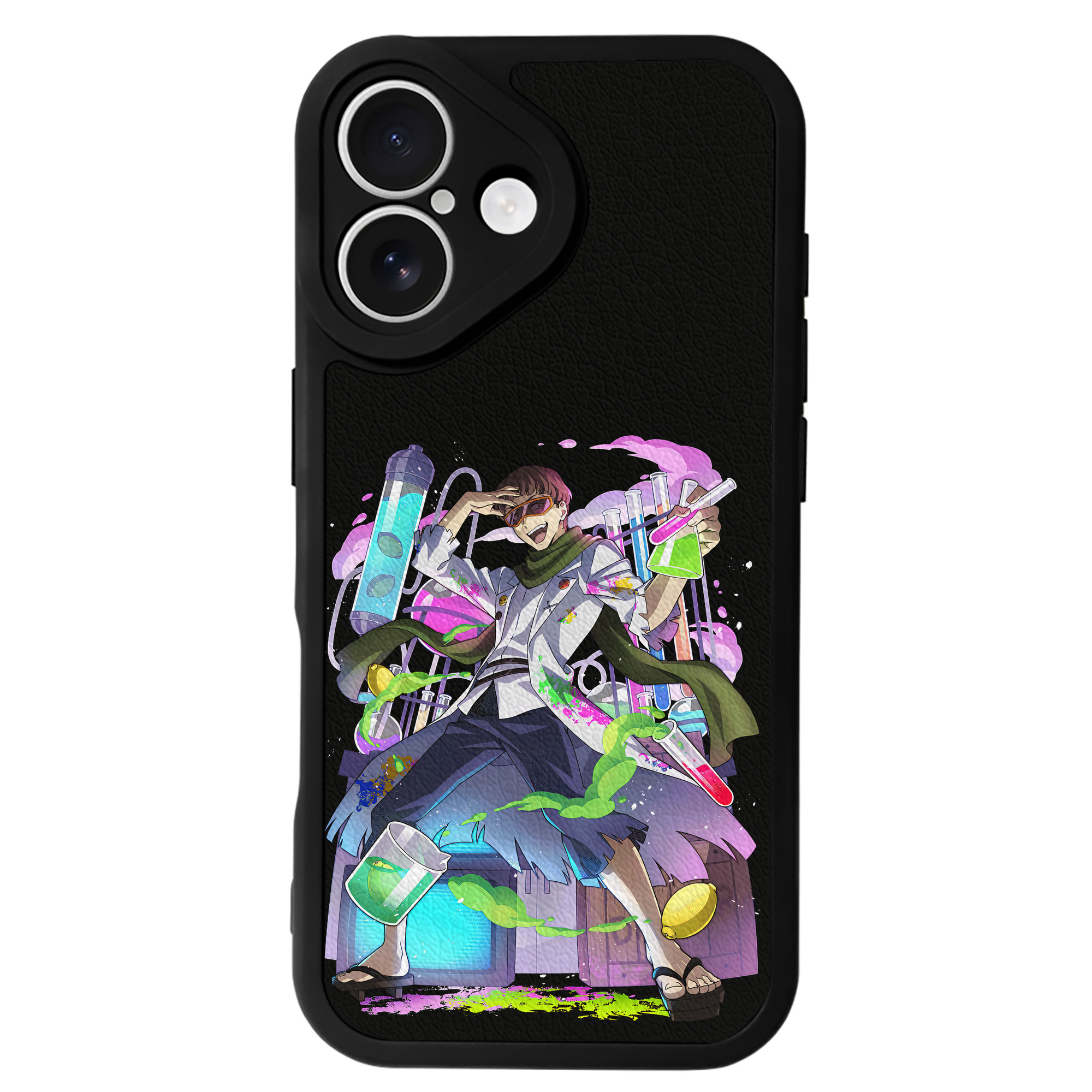 （画像用） 文豪ストレイドッグス Bungo Stray Dogs 【iPhone 16シリーズ対応】シリコンスマホケース（レザー調） 材質：シリコン
